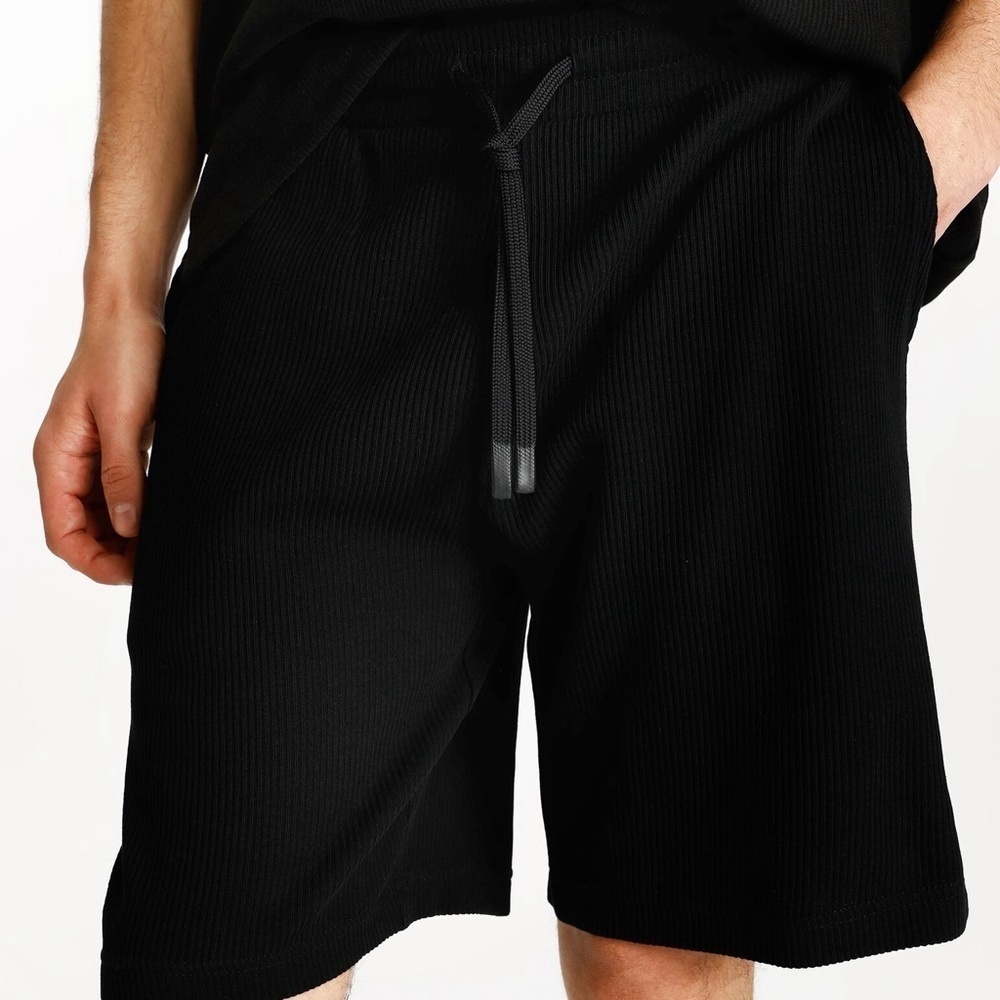 Winston Mens Ribbed Drawstring Shorts - Picture 4 of 4